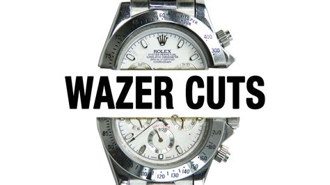 rolex cut by water jet|FROM THE ARCHIVES: WAZER Cuts Rolex in Half .